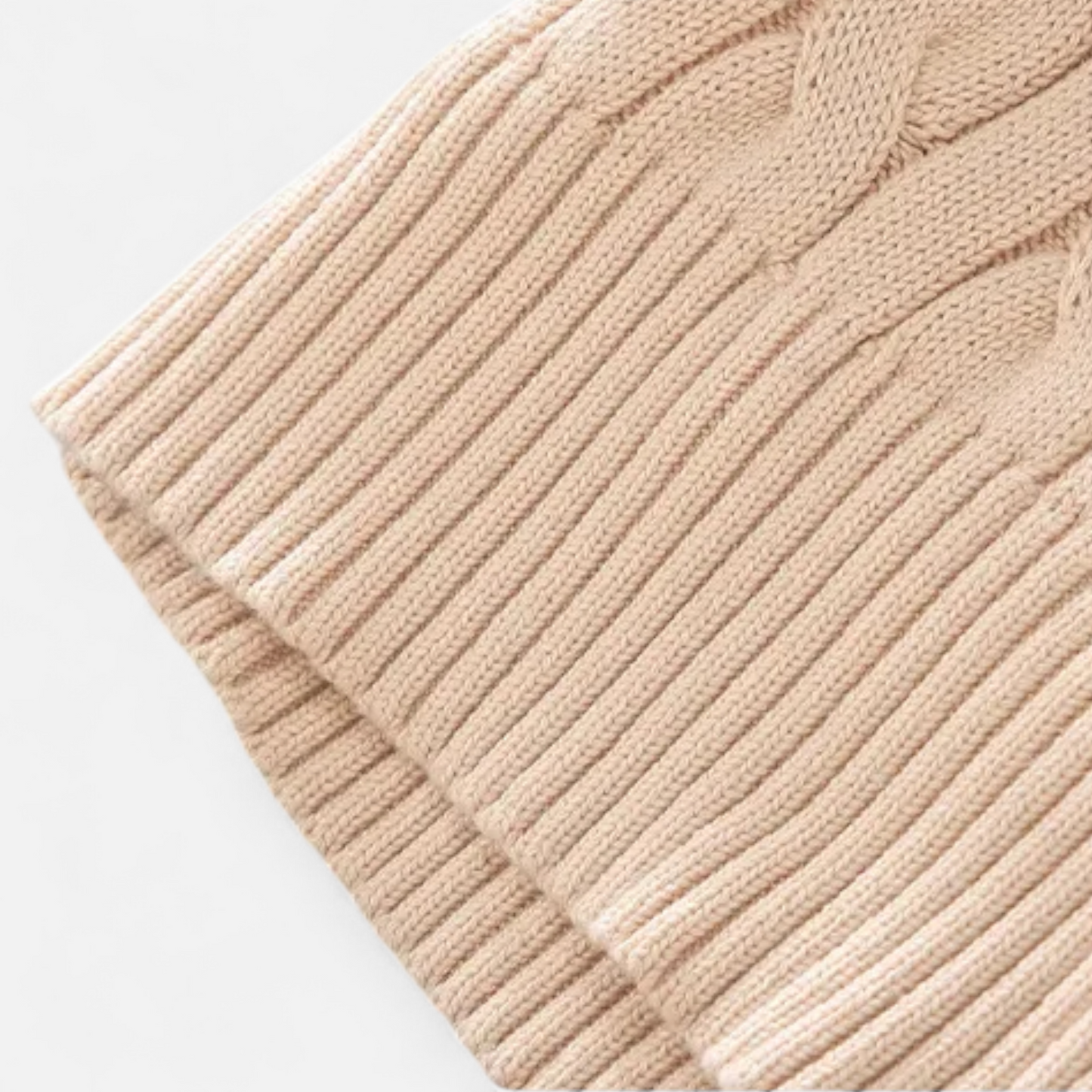 Men’s Thick-Knit Turtleneck Zip Sweater