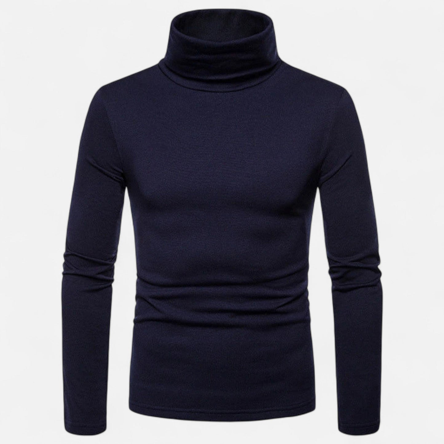 Men’s Slim Fit Turtleneck Sweater – Autumn Winter Stretch