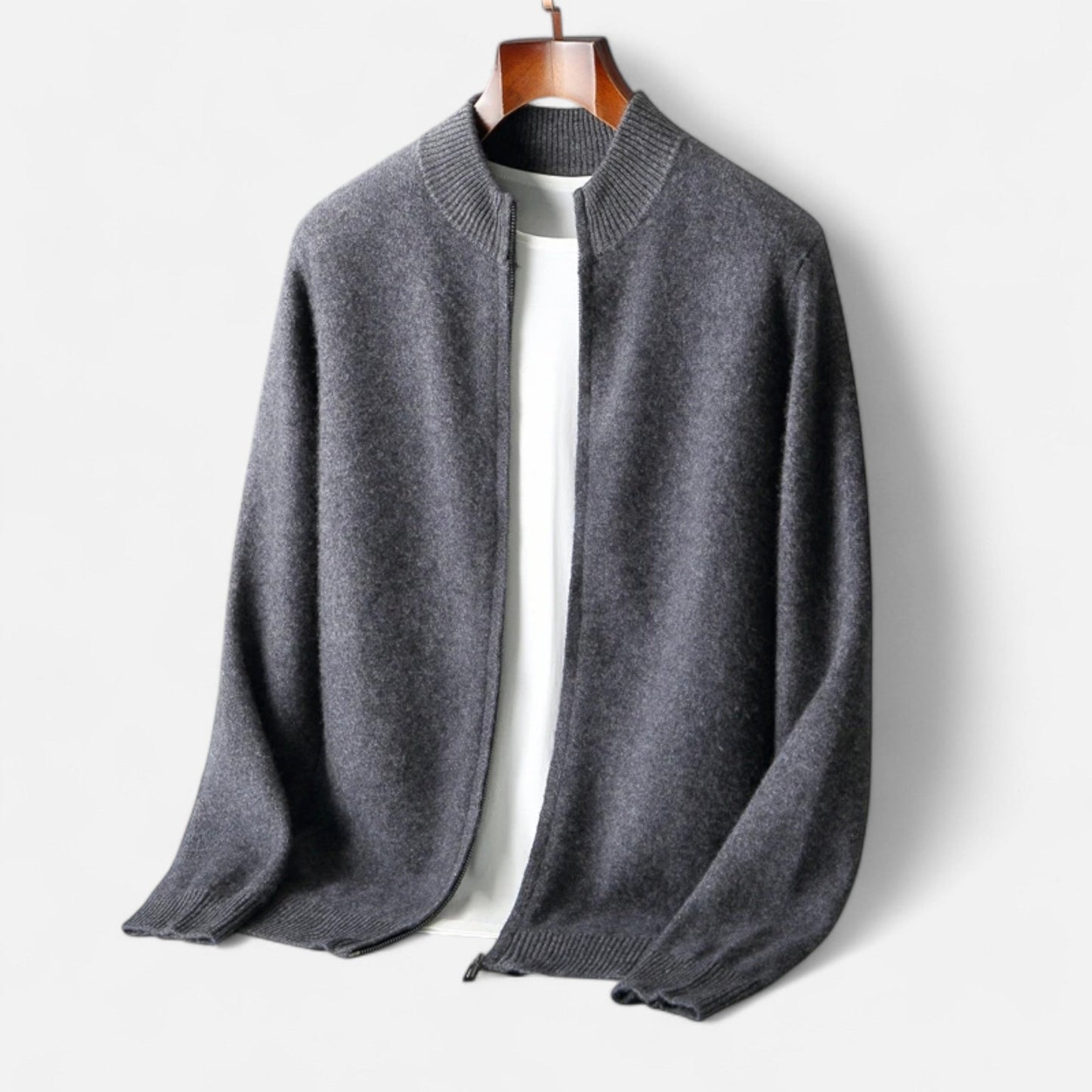 Men’s Merino Wool Zip Sweater