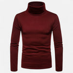 Men’s Slim Fit Turtleneck Sweater – Autumn Winter Stretch