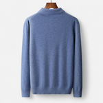 Men’s Merino Wool Polo Sweater