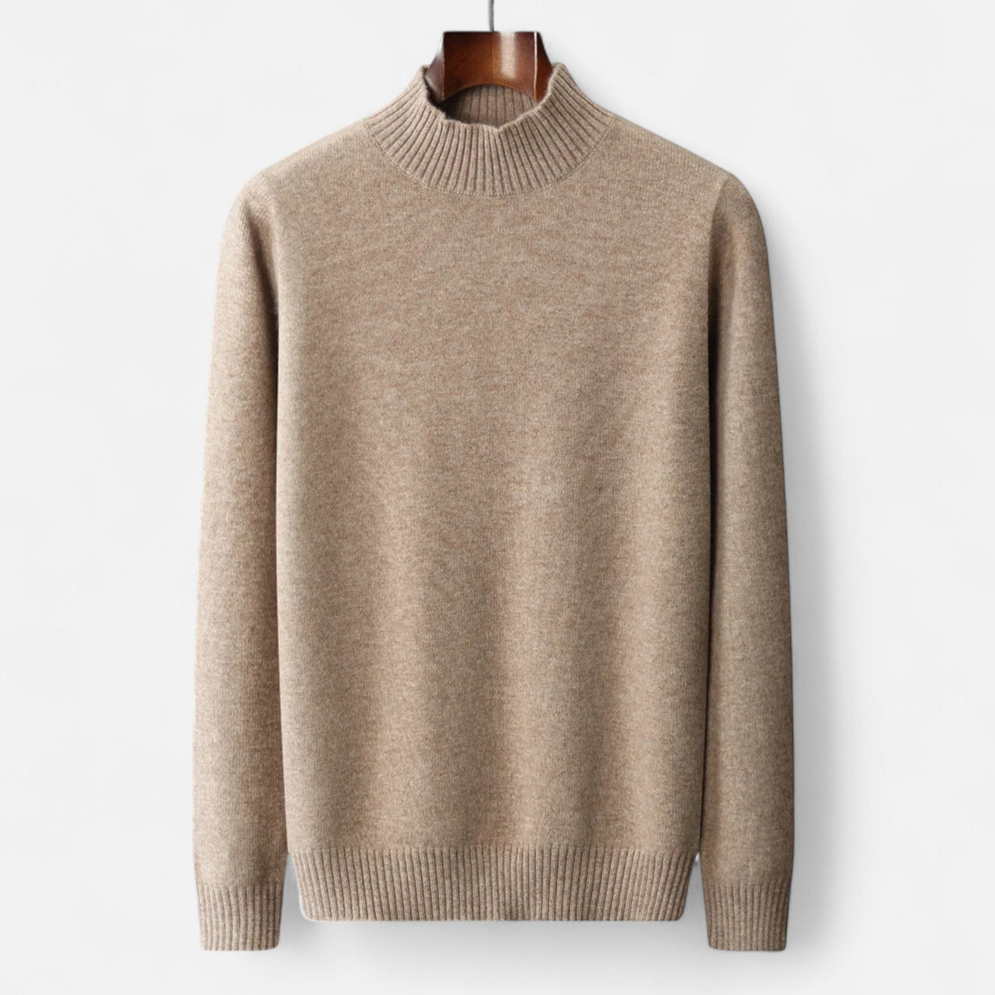 Men’s Pure Wool Turtleneck Sweater