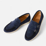 Men’s Suede Monk Strap Loafers – Slip-On Elegance