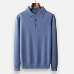 Men’s Merino Wool Polo Sweater