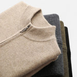 Men’s Merino Wool Zip Sweater
