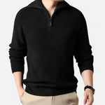 Men’s Wool-Blend Half-Zip Sweater