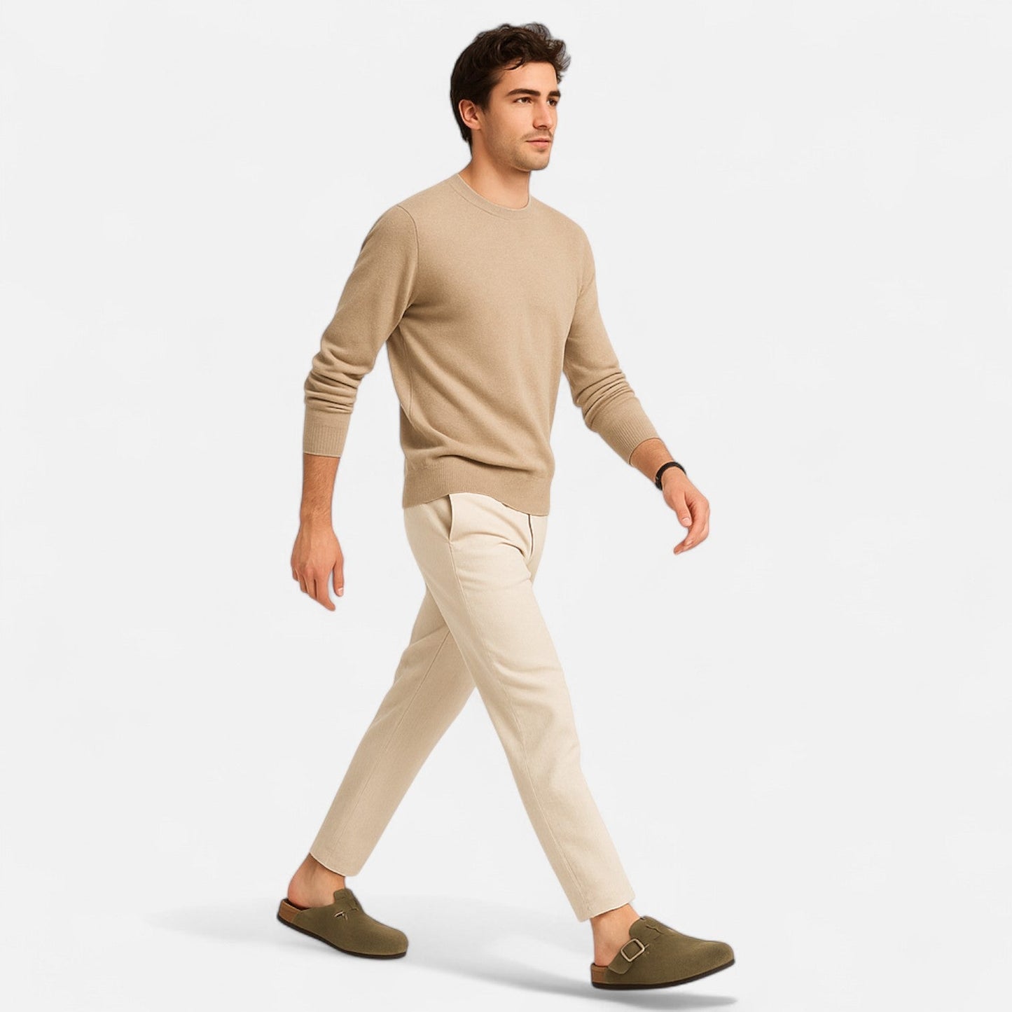 Men’s Suede Mules – Sculpted Clog-Inspired Comfort