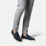 Men’s Suede Monk Strap Loafers – Slip-On Elegance