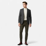 Men’s Chelsea Boots in Polished Noir with Red Sole