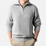 Men’s Wool-Blend Half-Zip Sweater