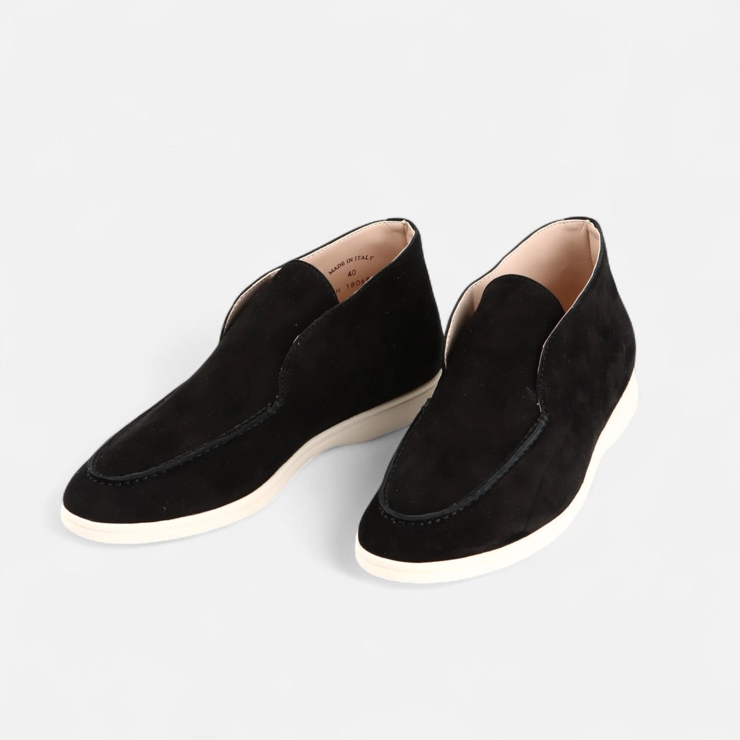 Men’s Suede Mule Loafers in Heritage Camel