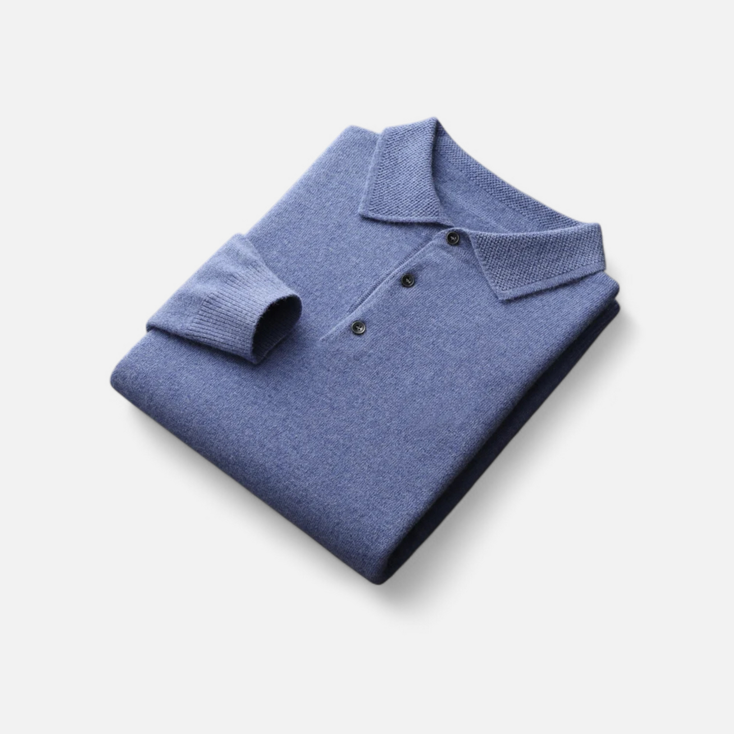 Men’s Merino Wool Polo Sweater