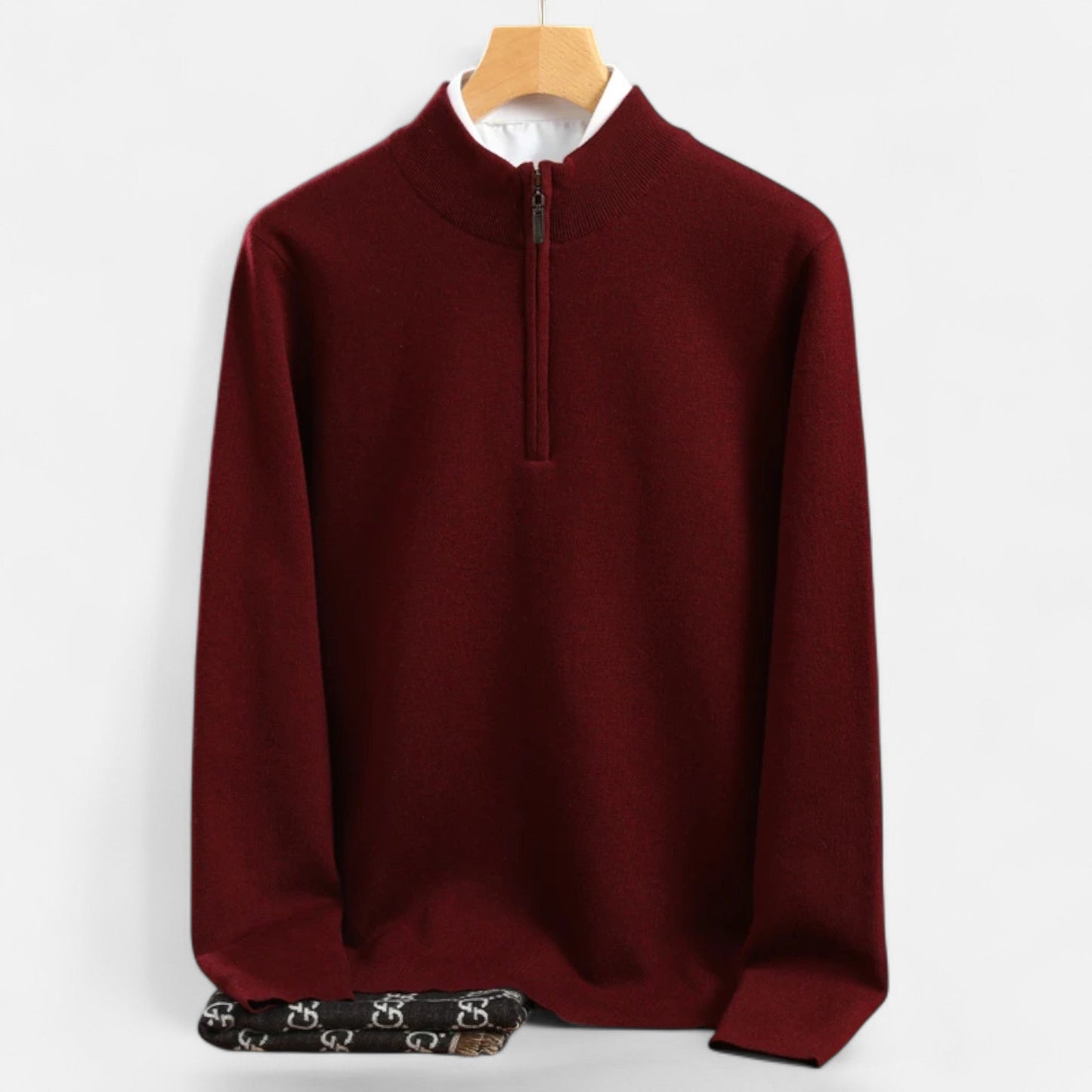 Men’s Merino Wool Half-Zip Sweater