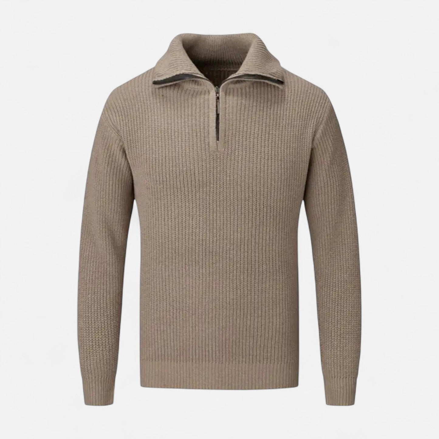Men’s Wool-Blend Half-Zip Sweater