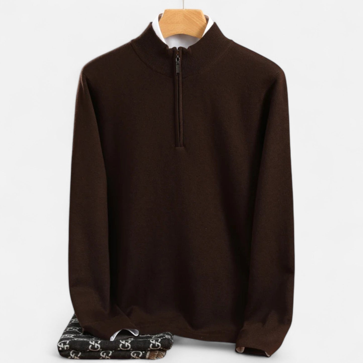 Men’s Merino Wool Half-Zip Sweater