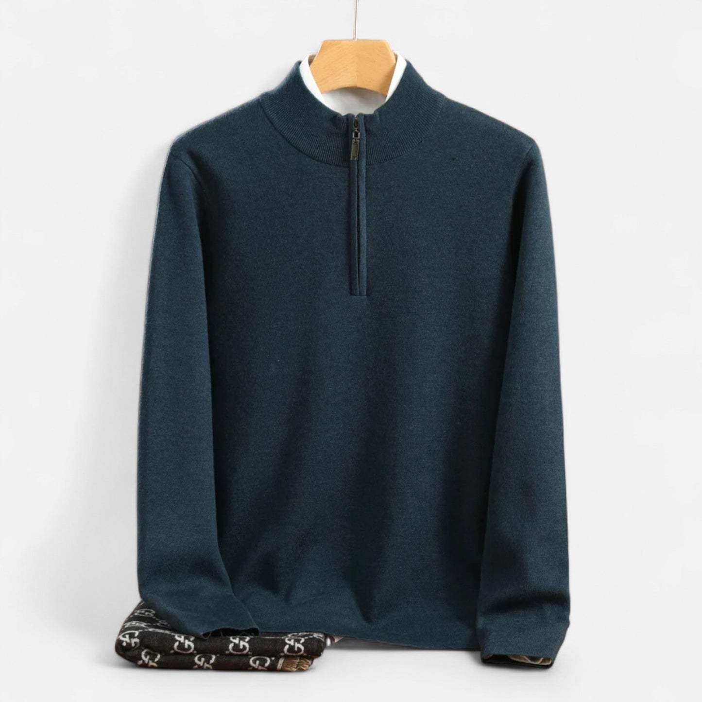 Men’s Merino Wool Half-Zip Sweater