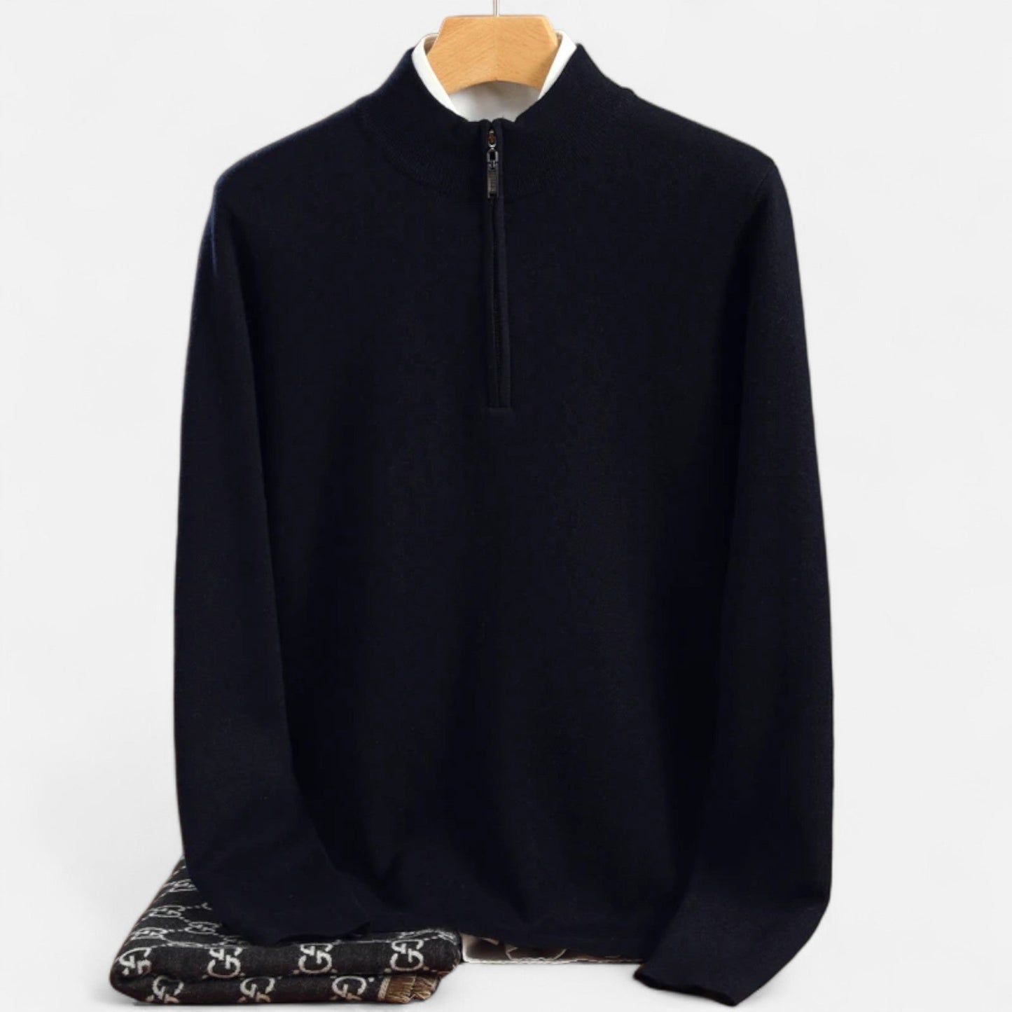 Men’s Merino Wool Half-Zip Sweater