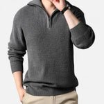 Men’s Wool-Blend Half-Zip Sweater