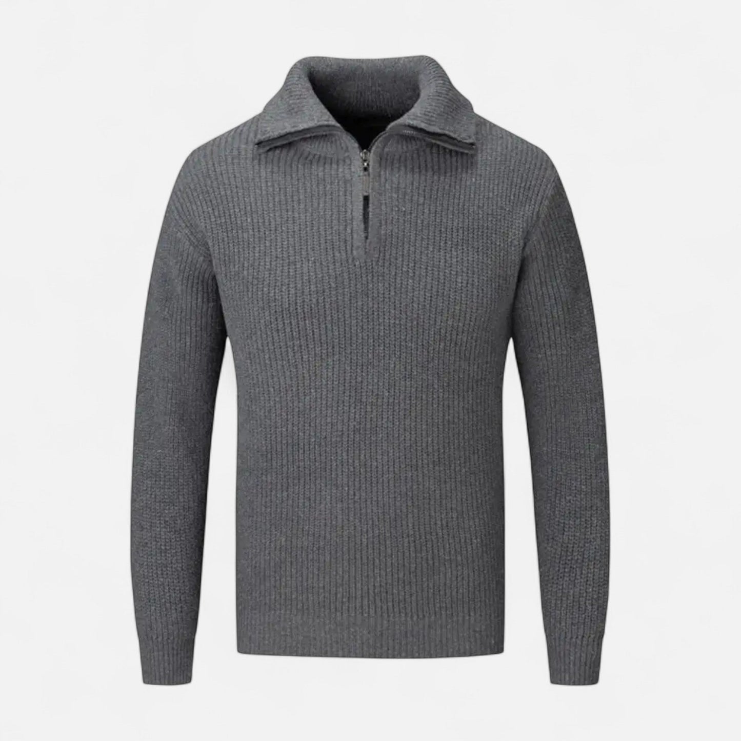 Men’s Wool-Blend Half-Zip Sweater
