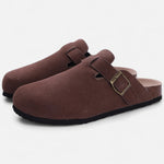 Men’s Suede Mules – Sculpted Clog-Inspired Comfort