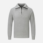 Men’s Wool-Blend Half-Zip Sweater