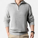 Men’s Wool-Blend Half-Zip Sweater